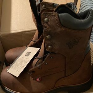Men’s Size 10 Steel Toe Red Wing Work Boots